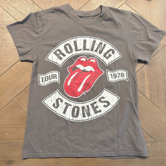 the Rolling Stones Other - Vintage Gray Rolling Stones 1978 Short Sleeve Tour T-shirt S